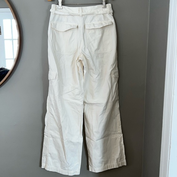 Madewell Griff Superwide-Leg Cargo Pants in Garment Dye Vintage Canvas Size 27 - Picture 3 of 5